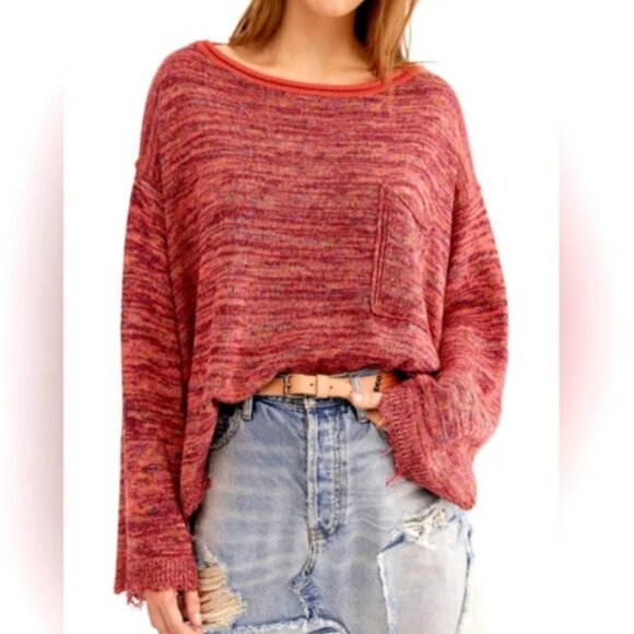 Free People Oversized Prism Sweater - Small - Picture 6 of 9